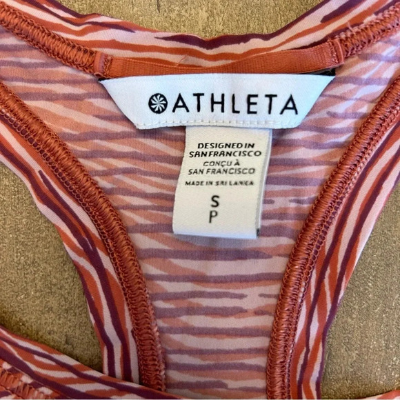 Athleta Ultimate Scoop Tank Top Racerback Actived Mauve Women’s Small 988027 - Picture 5 of 8